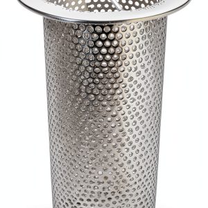 Floor Drain Strainer DrainNet 8" Tall Perforated Stainless Steel-0