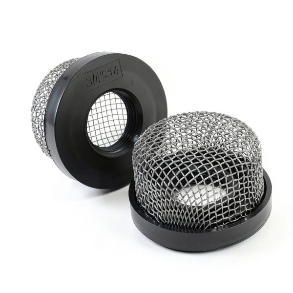Honbay 2PCS ¾ Inch Stainless Steel Strainer 14 Mesh for Livewell Pump-2