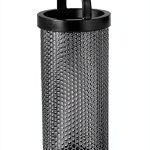 Stainless Steel Basket GROCO BS-4 2.6in x 7.5in Industrial Strainer-0