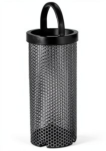 Stainless Steel Basket GROCO BS-4 2.6in x 7.5in Industrial Strainer-0