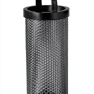 Stainless Steel Basket GROCO BS-4 2.6in x 7.5in Industrial Strainer-0