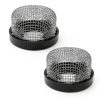 Honbay 2PCS ¾ Inch Stainless Steel Strainer 14 Mesh for Livewell Pump-0