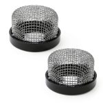 Honbay 2PCS ¾ Inch Stainless Steel Strainer 14 Mesh for Livewell Pump-0