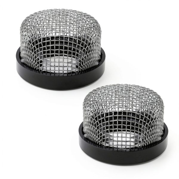Honbay 2PCS ¾ Inch Stainless Steel Strainer 14 Mesh for Livewell Pump-0